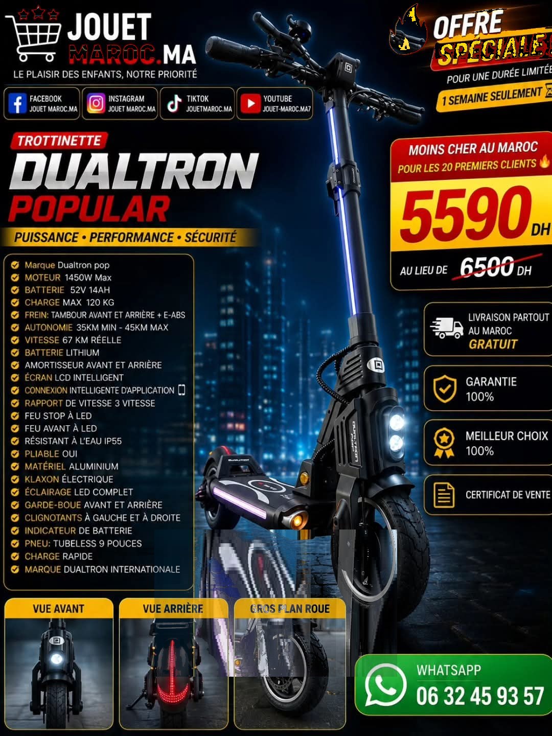 Trottinette Dualtron Popular